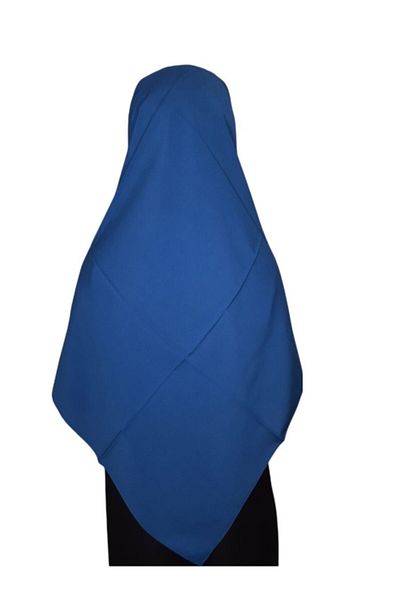 modi Κασκόλ Medina Silk Μεγάλο Μέγεθος 110x110 Τζιν Μπλε