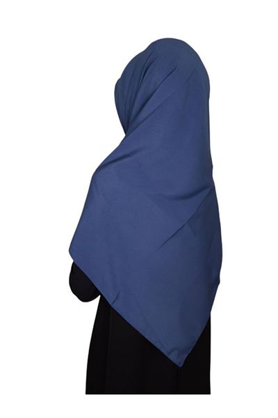 modi Medina Silk Φουλάρι μεγάλου μεγέθους Murabba 110x110 Σκούρο Μπλε