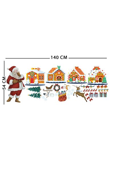 Tilki Dünyası Christmas Kids Room Wall Sticker