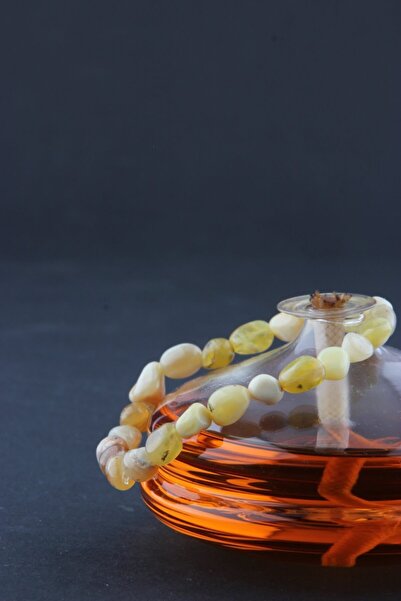 OSMANLI DEĞERLİ TAŞ Sertifikalı Sarı Opal Doğal Taş Bileklik Naturel Kesim