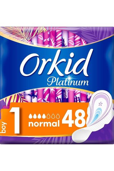 Orkid Marka: Platinum Cesaret Paketi Normal 2x24'li Kategori: Hijyenik Ped