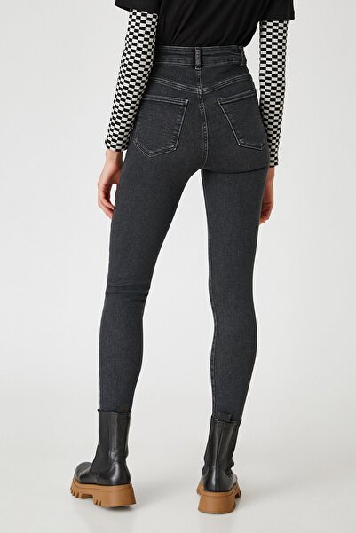 Koton Dámské černé džíny 2WAL40154MD