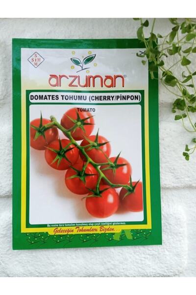 Asenya Cherry Domates Tohumu 1 Paket (5 Gram ) Pinpon Domates Çeri Domates To...