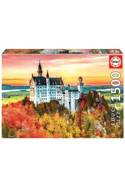 EDUCA Puzzle 1500 Pieces Neuschwanstein Da Autumn 19042