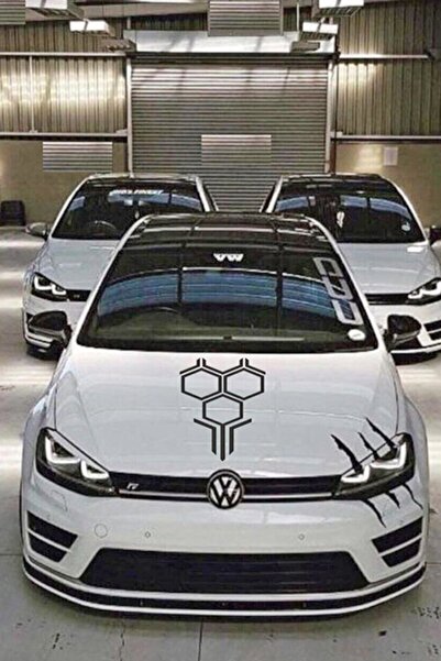 MegaSticker Ön Kaput Üstü Oto Sticker Araba Sticker 59x34cm