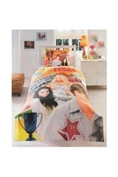 Tacgün Комплект за единично легло с принт от мюзикъла „Краун Ориндж“
