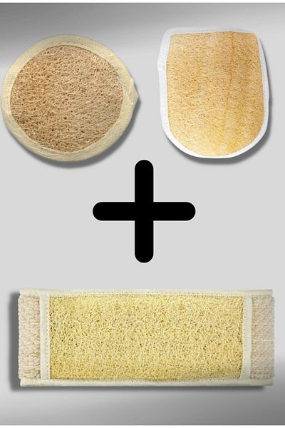 Ankaflex Pumpkin Loofah For Body + Face Pumpkin Exfoliating Fiber + Back Scrub