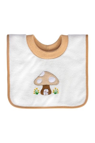 Sevi Bebe White Colored Collared Towel Apron