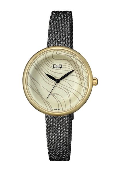 Q&Q Straw Cord Women's Wristwatch 4 Different Colors Qz41 Black