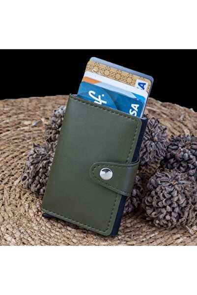Carlino Vinleks Deri Mekanizmalı Cüzdan Kartlık 5 Renk Kd104