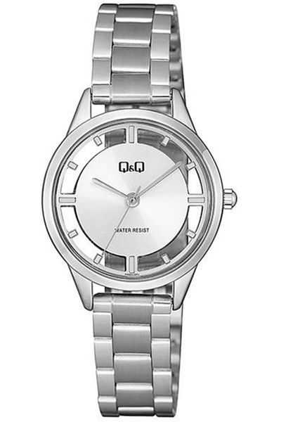 Q&Q Qb69j201y Silver Color Ladies Wristwatch