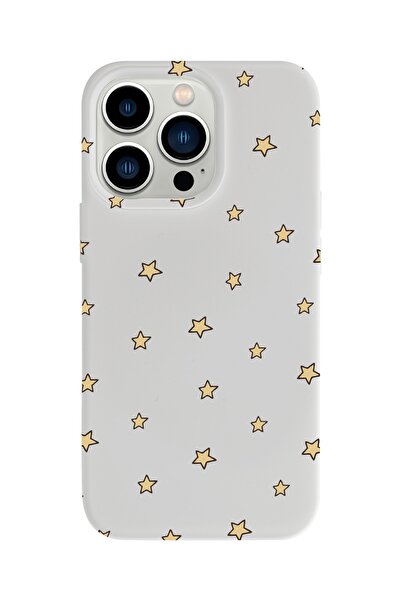 shoptocase Iphone 13 Pro Lansman Yıldızlar Desenli Telefon Kılıfı