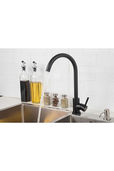 Sardıcı Amon Series Black Kitchen Sink Faucet