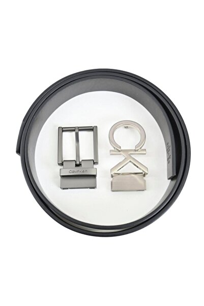 Calvin Klein حزام كالفن كلاين 4 في 1 للرجال 11ck020007-blk-brn