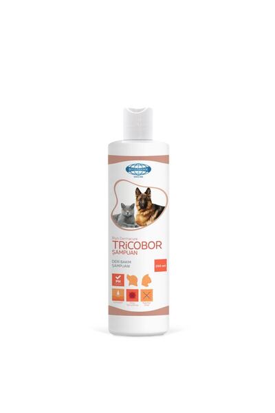 Biyoteknik Biyo-dermacure Tricobor Kedi Ve Köpekler Için Deri Bakım Şampuanı 250 ml