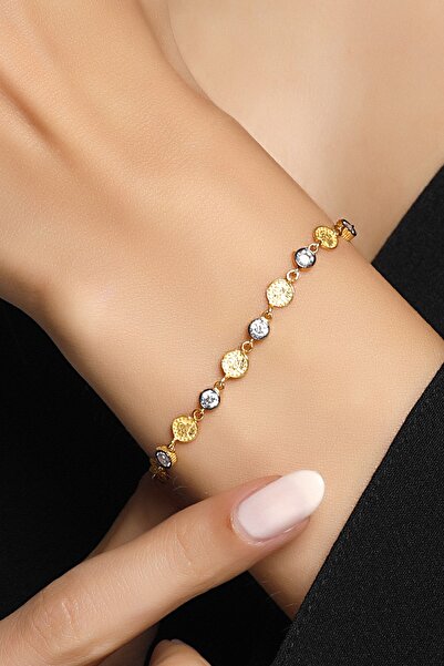 MÜCEVHER SARAYI 14 Ayar Altın Küçük Tuğra Bileklik