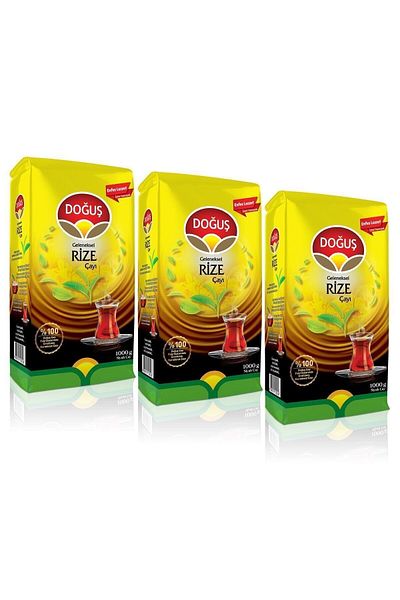 Doğuş Çay Doğuş Rize Tea 1000 GrX 3 Pieces Toloco Cell