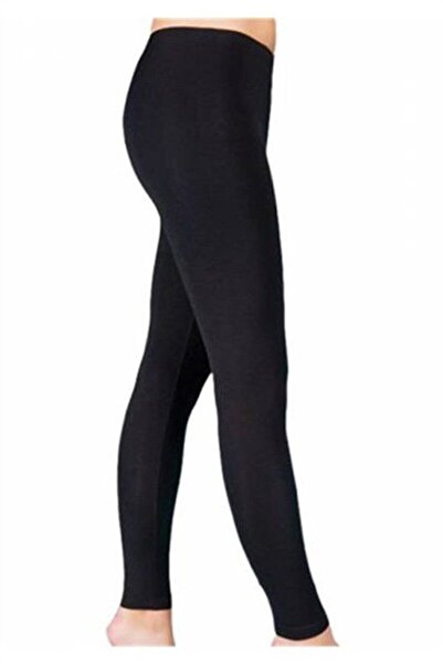 bejamonti Colanți termici cu pluș negru de damă