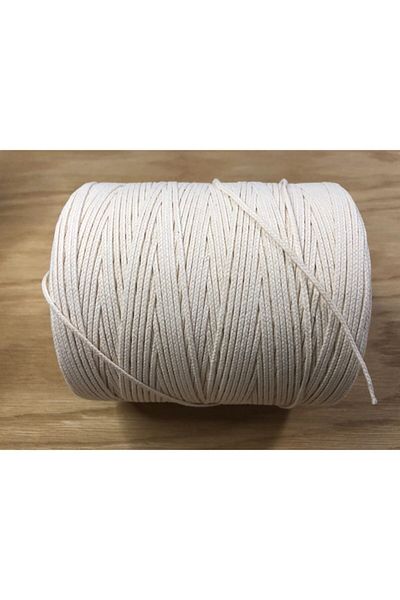 Dolide Fitil de lumânare 100% bumbac (FRĂȚĂ DE LUMÂNARE) Numărul 20 - 1 metru
