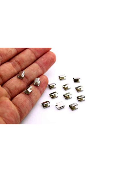 yfhobi 10 Adet- 6x7 Mm Timsah Kapama, Kulpsuz Dişli Sıkıştırma, Kolye Bilekli...