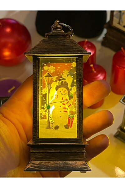 BENİMOLMALI فانوس زخرفي LED مقاس 13 × 5 سم، يمكن تعليقه على شجرة الصنوبر، فان...