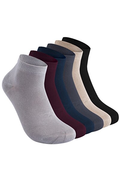Elchee wear Organik Bambu Erkek Patik Çorap 6'lı