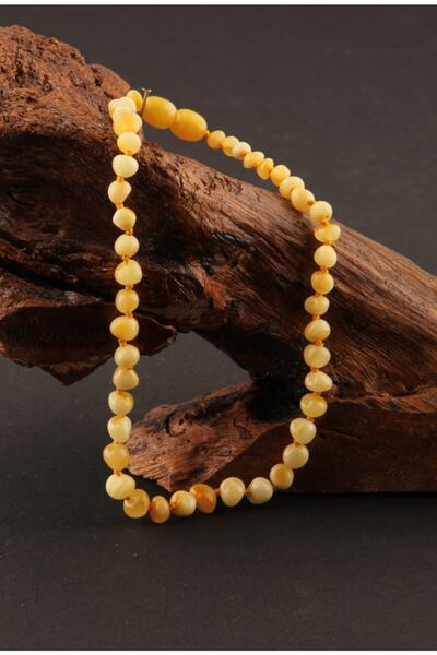 OSMANLI DOĞAL TAŞ Certified Baby Amber Necklace