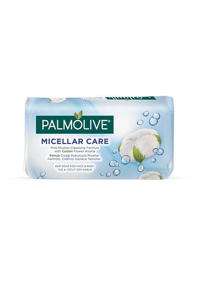 Palmolive صابون ميسيلار كير القطني للوجه والجسم 150 جرام