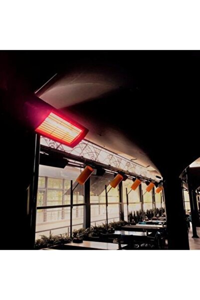 GOLDSUN Supra Plus Gss20p 2000w Uzaktan Kumandalı Su Korumalı Elektrikli Infrared Isıtıcı-siyah