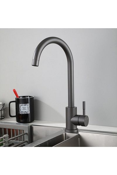 Sardıcı Black Kitchen Faucet
