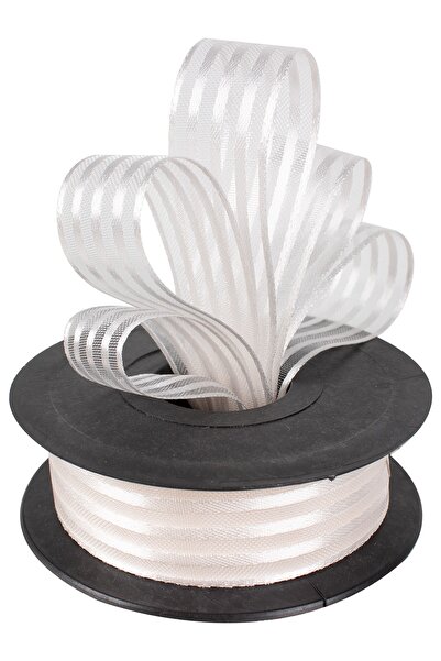 Kına Atölyesi شريط شيفون مخطط 20 م 2.5 سم