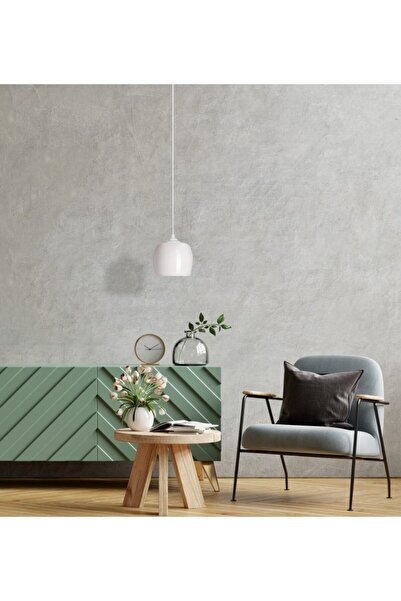 Vogue Eva Aydınlatma Modern Cam Sarkıt Küçük Boy Beyaz Tekli Avize 14x14x11 Cm