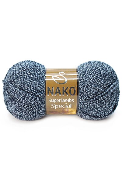 NAKO Superlambs Special 21284 Mavi Lacivert Muline