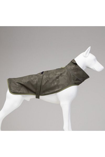 Lindodogs Softshell Army Green Dog Raincoat (small, Medium and Large Breed)