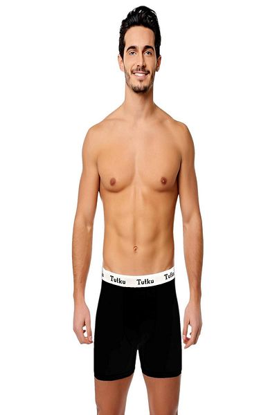 Tutku Ανδρικό αθλητικό μπόξερ Navy Blue Elastane