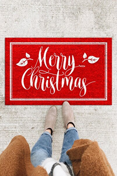 Monnhein Mop de Anul Nou pentru ușă Decor de Anul Nou Mop pentru exterior și interior