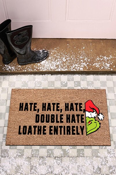 Monnhein Yılbaşı Kapı Önü Paspası Yılbaşı Dekoru Dış Mekan Ve Ev Içi Paspas