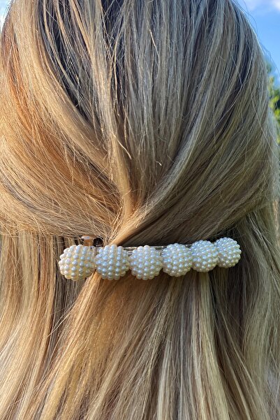 Marbling Перлинна шпилька для волосся Автоматична Peas Pearl Cream