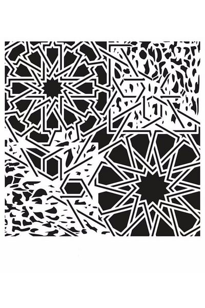 Cadence Grunge Stencil Mini Gcsm-011 25x25