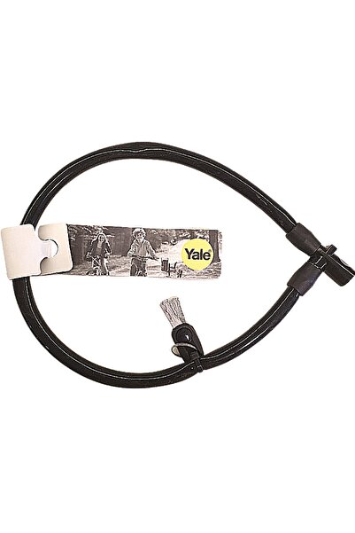 Yale kilit Κλειδαριά ποδηλάτου με καλώδιο Yale-με κλειδί-μαύρο
