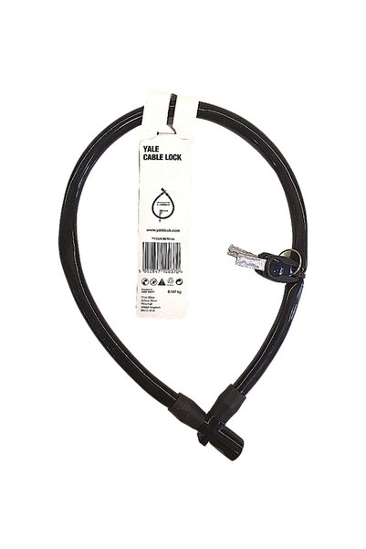 Yale kilit Yale Cable Bicycle Lock-with key-black