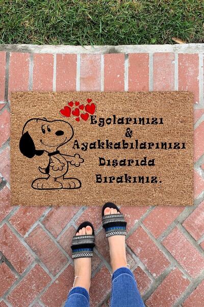 Buket Home Изтривалка за врата Snoopy Egos Декоративна изтривалка Изтривалка за врата на открито Изтривалка за врата на закрито