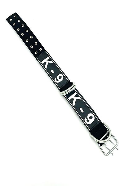 Tasma Market Black K9 Column Dog Collar Dog Collar