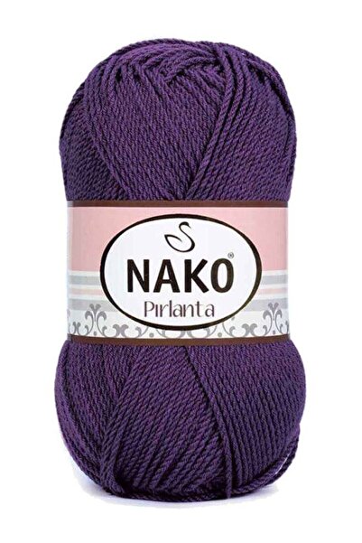 NAKO Pırlanta Mor Örgü Ipi