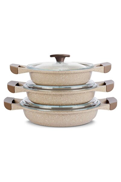 ThermoAD Aluminum Casting 3-Piece Pan Set / Mink