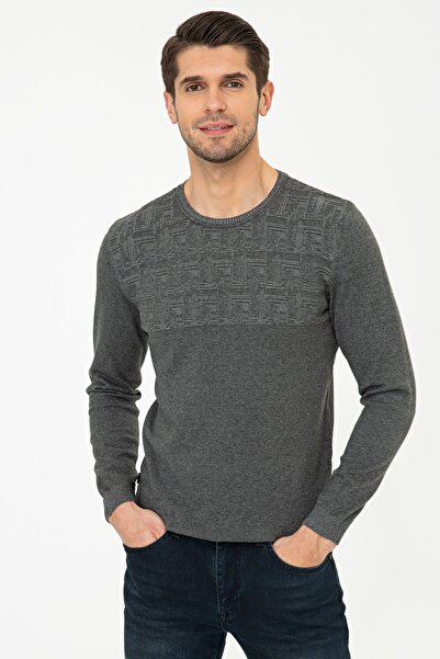 Pierre Cardin Grı Melanj Erkek Kazak G021SZ0TK.000.1388088