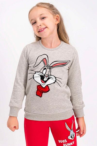 Lola & Bugs Bunny Σετ φόρμας για κορίτσια Bugs Bunny Licensed Beige