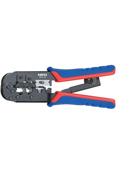 Knipex 97 51 10 Konnektör Sıkma Pensesi 6/8pol. Western