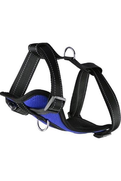Flamingo طوق صدر ميلو أزرق L 50-65 سم 25 ملم