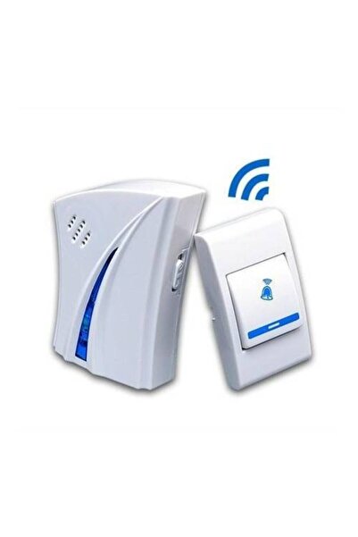 Genel Markalar Kablosuz Kapı Zili 30 Melodili Lüks Uzaktan Kumandalı Zil Kabl...